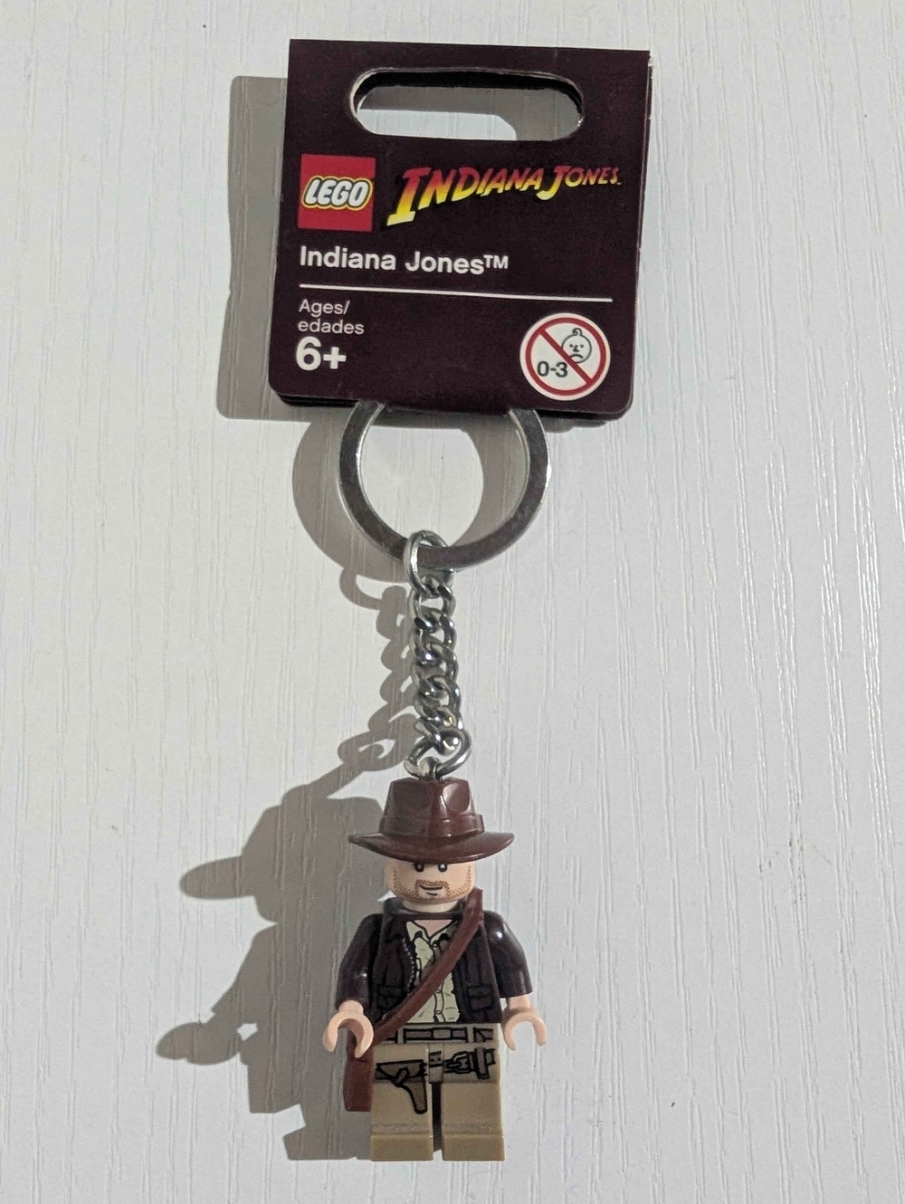 (RARE) LEGO Indiana Jones Minifigure Keychain